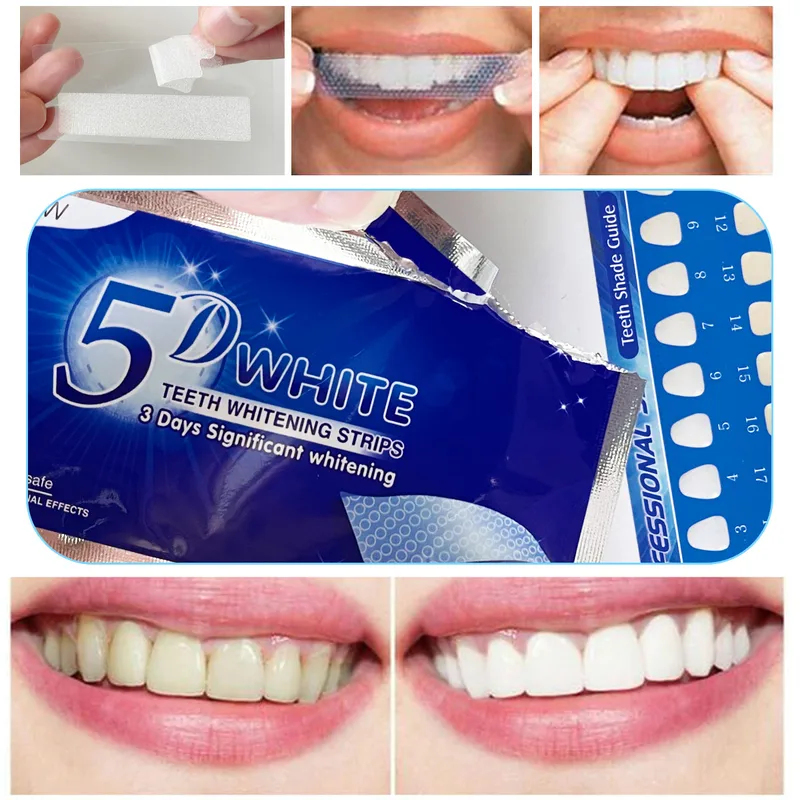 1-10sticker 5D Teeth Stickers  - Teeth Whitening Near Me 评论和价格