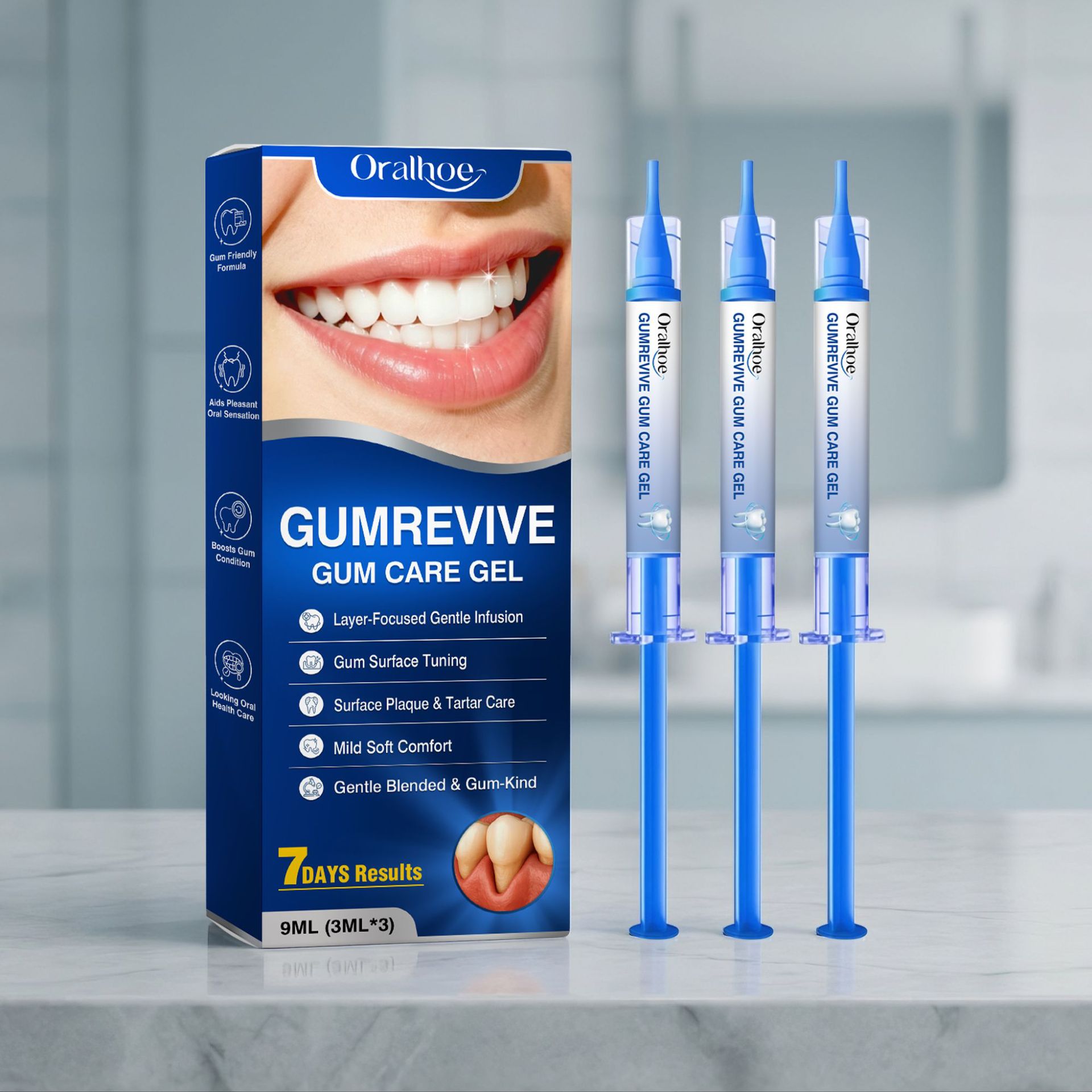 Oral Care Gel 3Pcs Gum Cleanin - Teeth Whitening Near Me 评论和价格